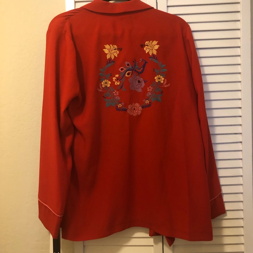 Red jacket